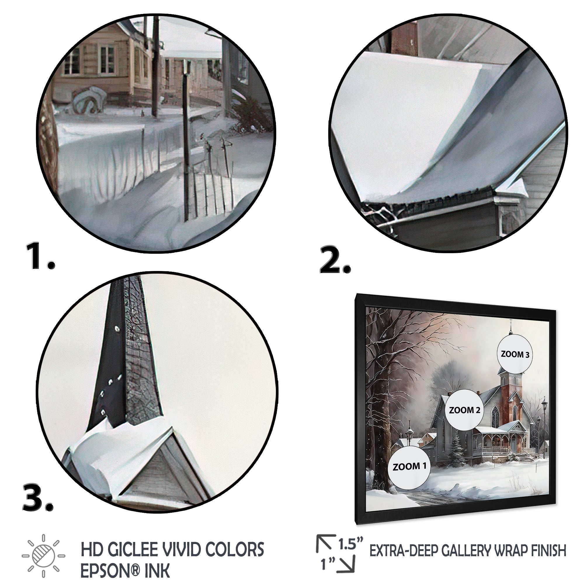 Church In Country During Winter V