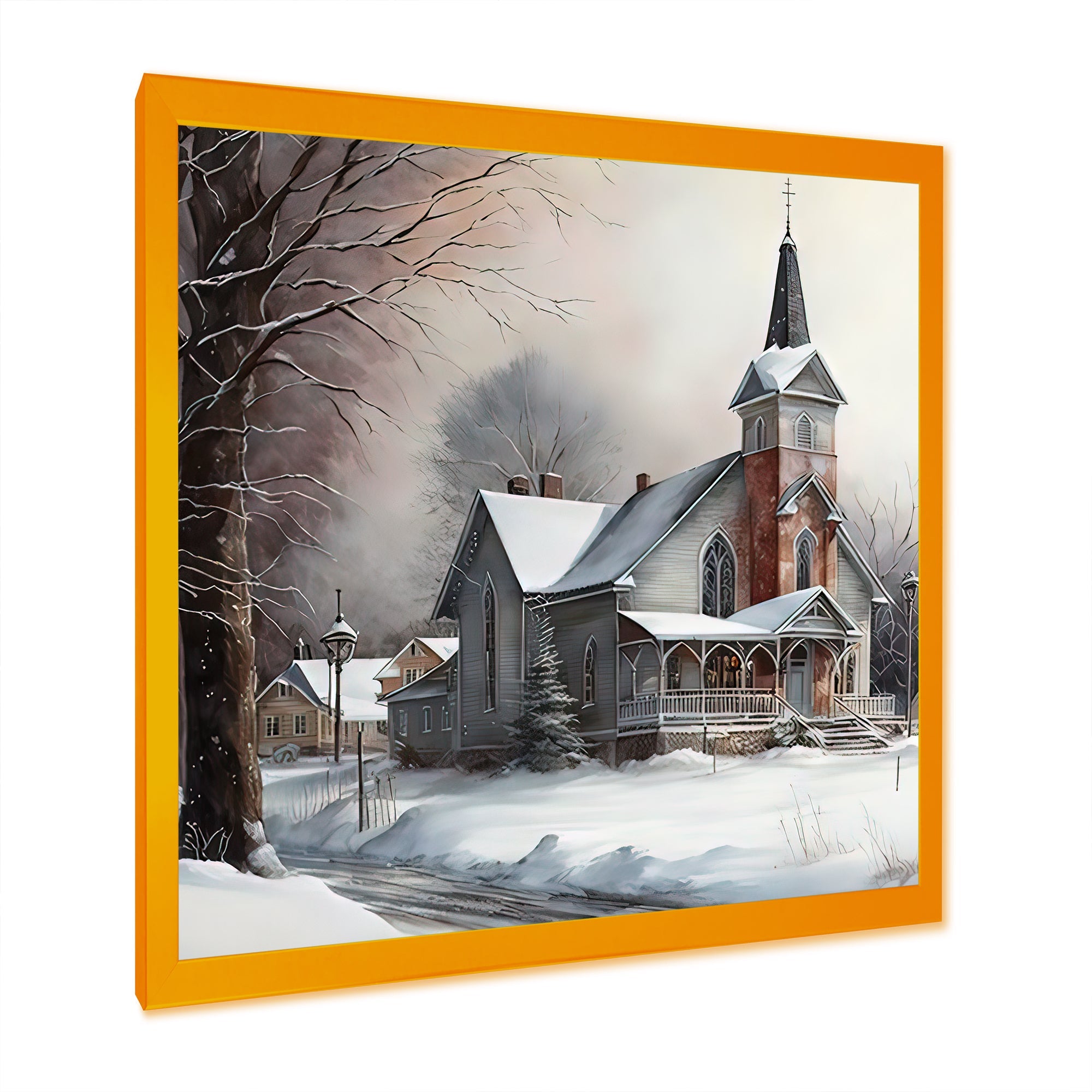 Church In Country During Winter V