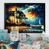 Monochome Yellow And Grey Farm I