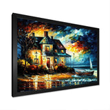 Monochome Yellow And Grey Farm I