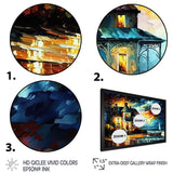 Monochome Yellow And Grey Farm I