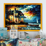 Monochome Yellow And Grey Farm I