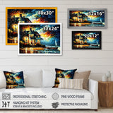 Monochome Yellow And Grey Farm I