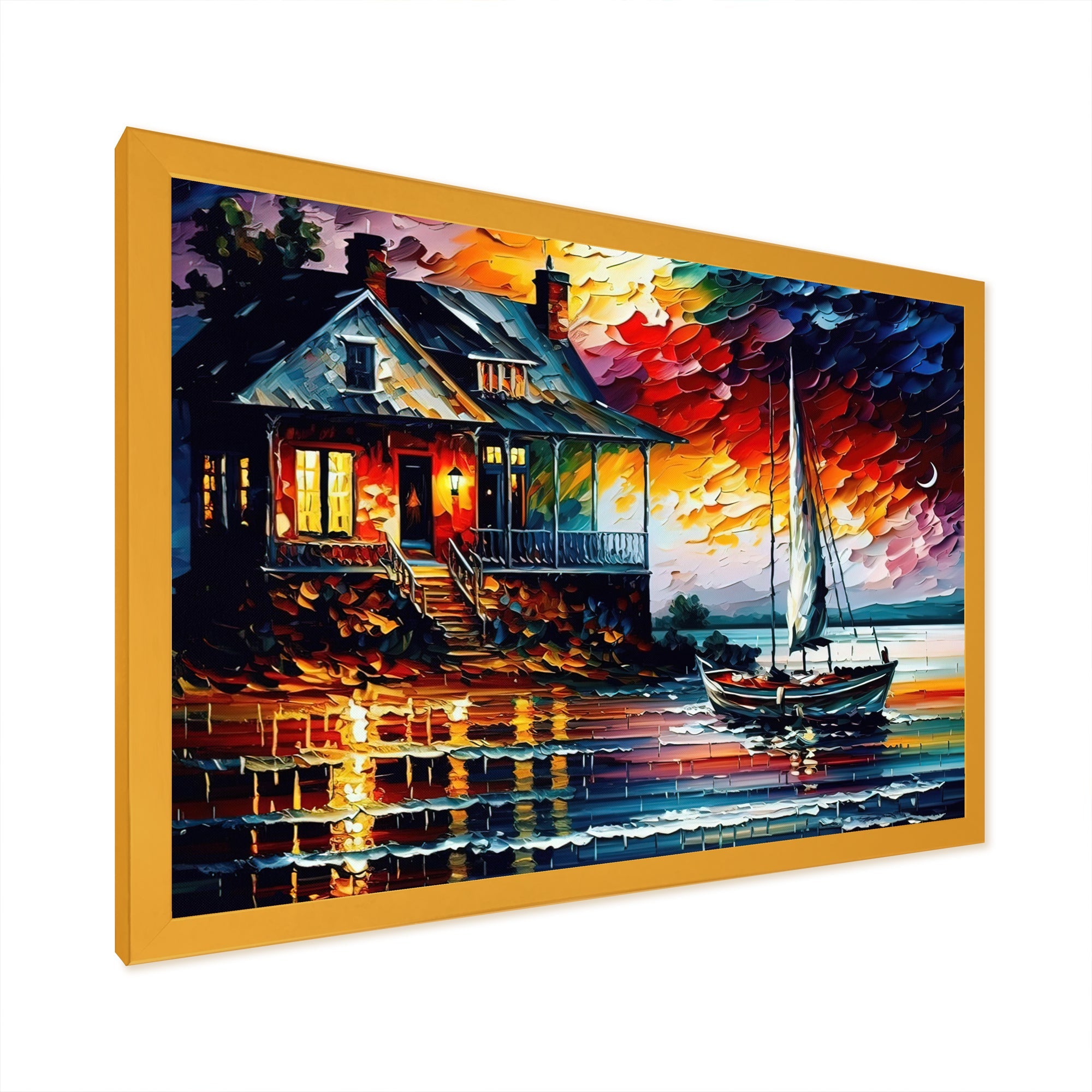 Monochome Yellow And Grey Farm II