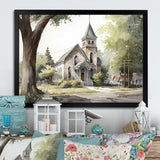 Monochome Yellow And Grey Farm III