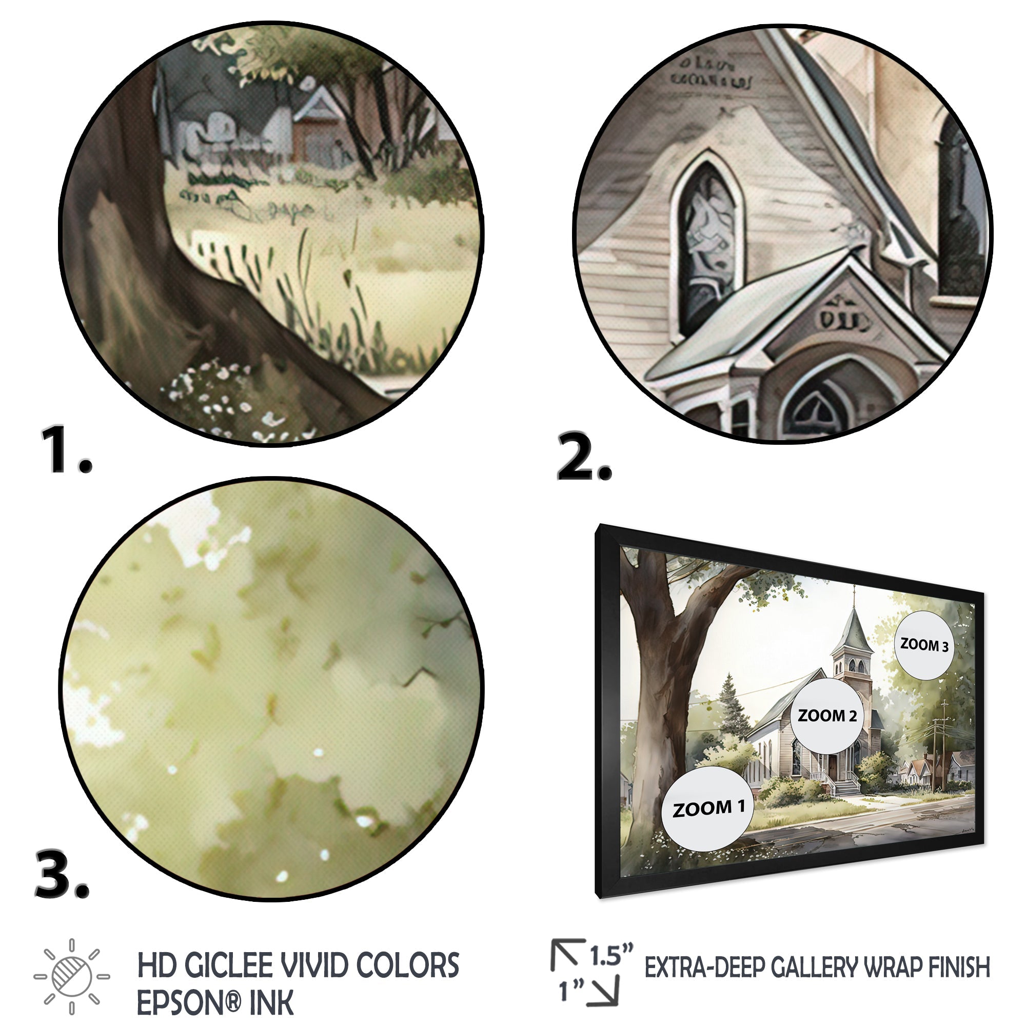 Monochome Yellow And Grey Farm III