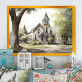 Monochome Yellow And Grey Farm III