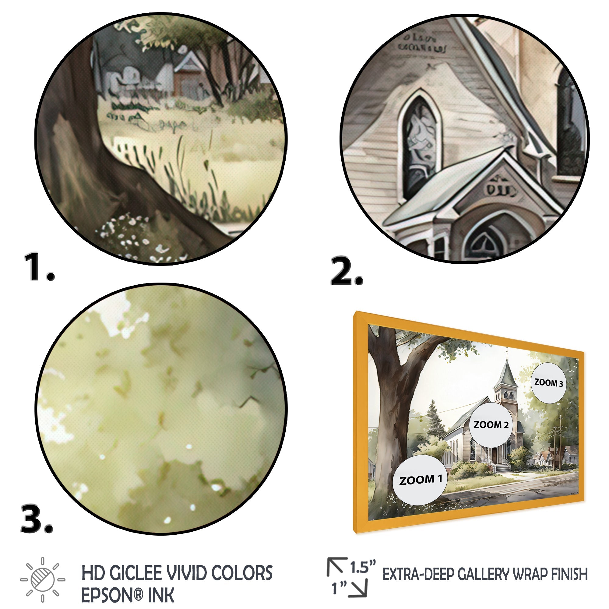 Monochome Yellow And Grey Farm III