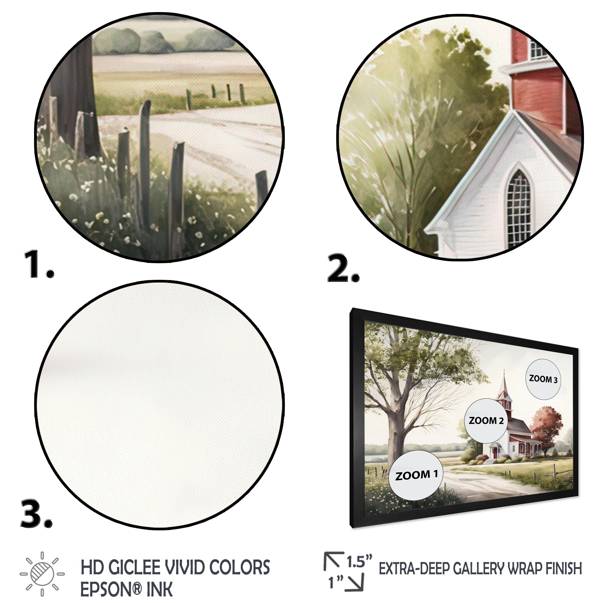 Monochome Yellow And Grey Farm VI