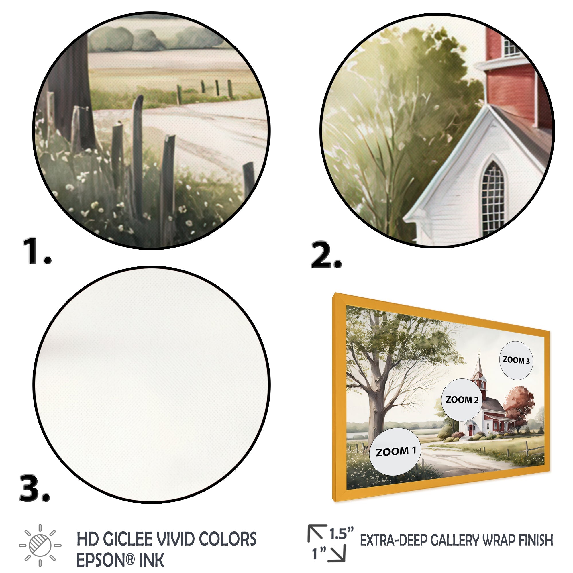 Monochome Yellow And Grey Farm VI