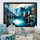 Cabin By A Lake In Fall II