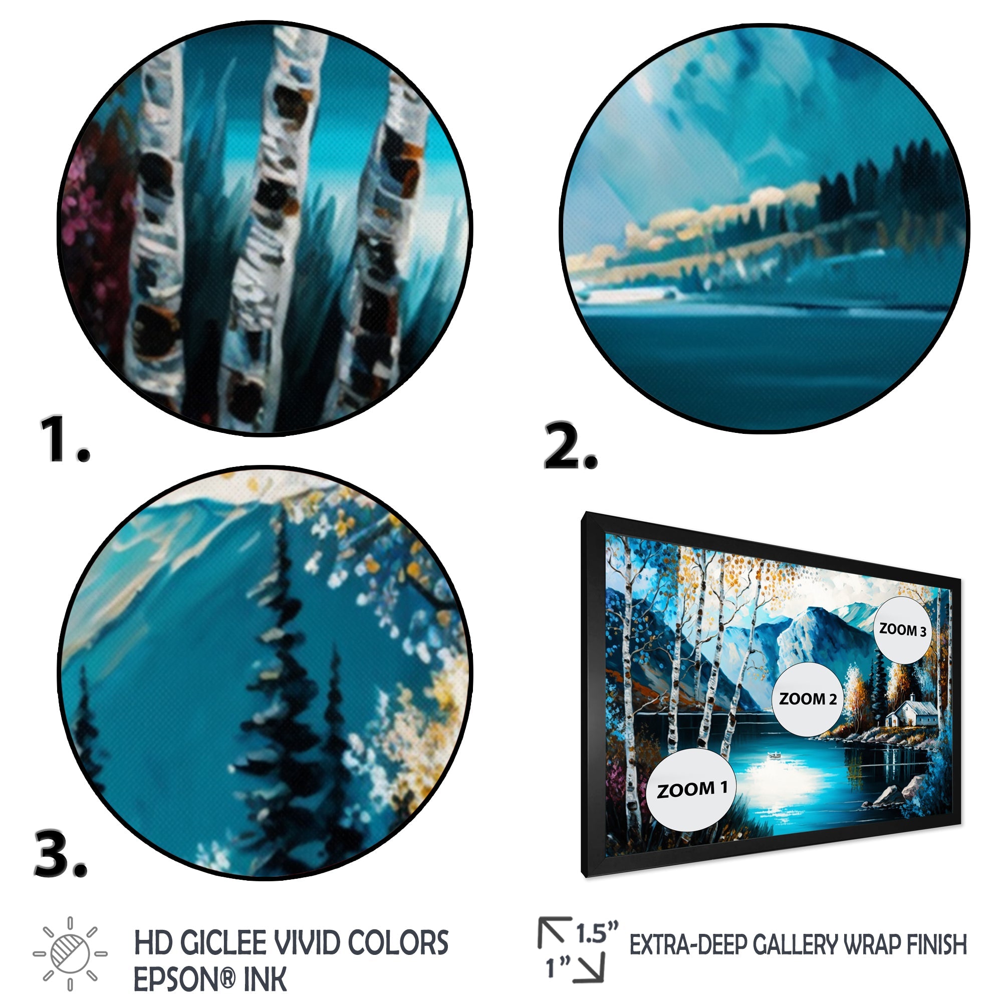 Cabin By A Lake In Fall II