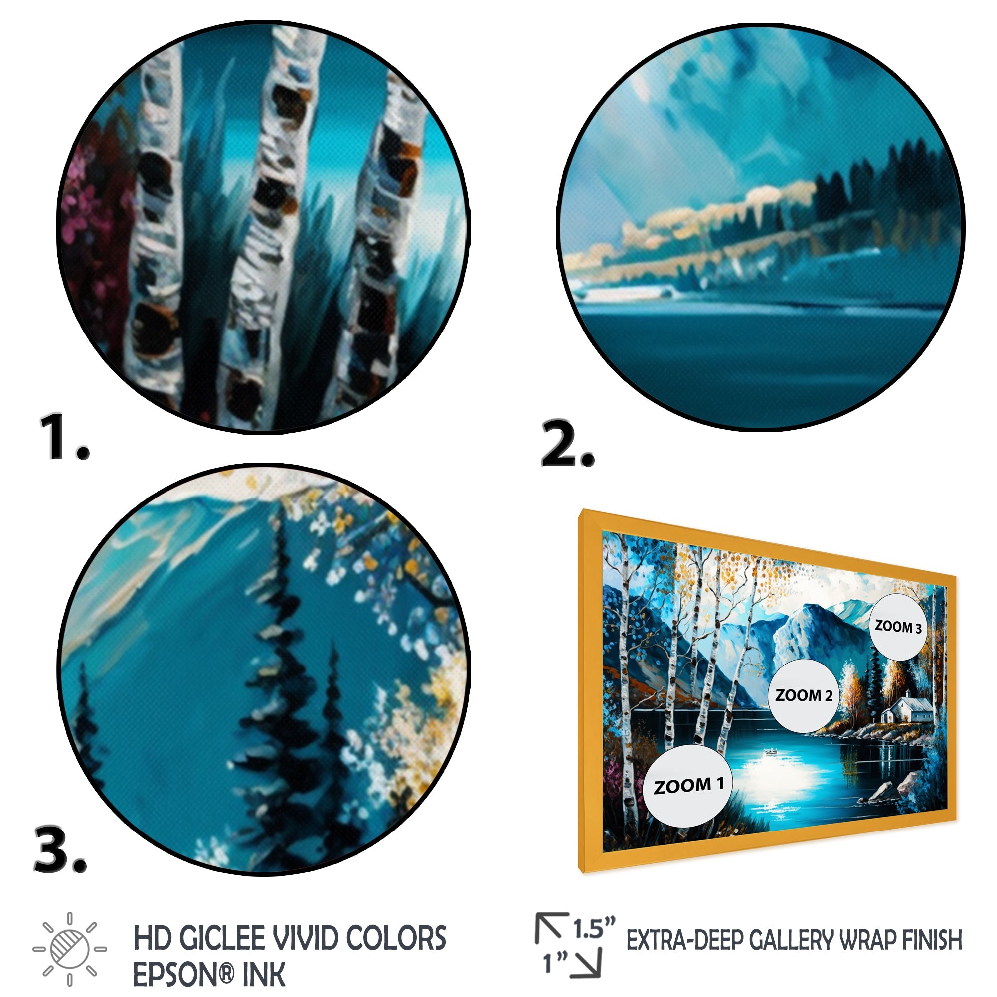 Cabin By A Lake In Fall II