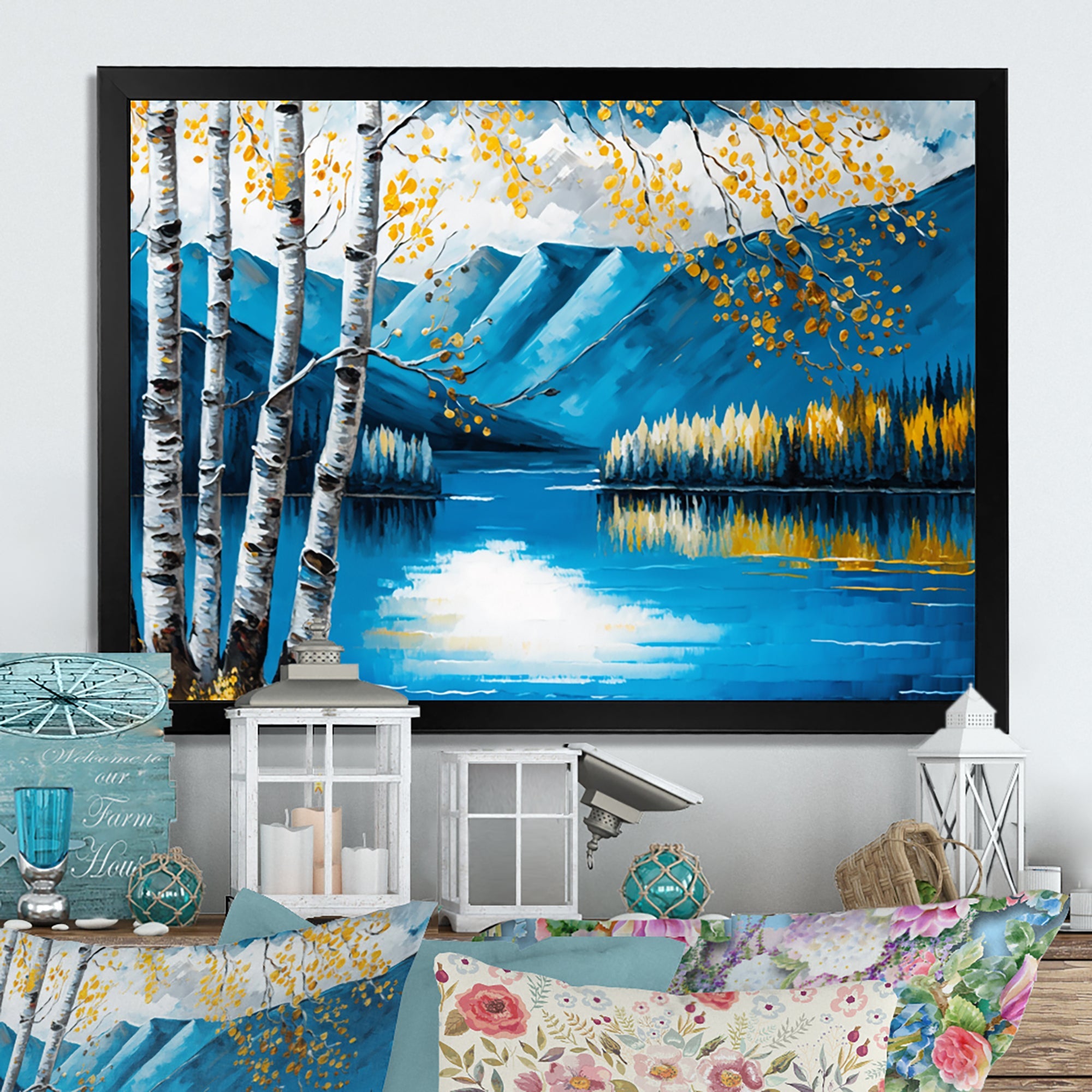 Lake View In The Fall