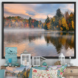 Autumn Foliage By The Lakeside Wall Art
