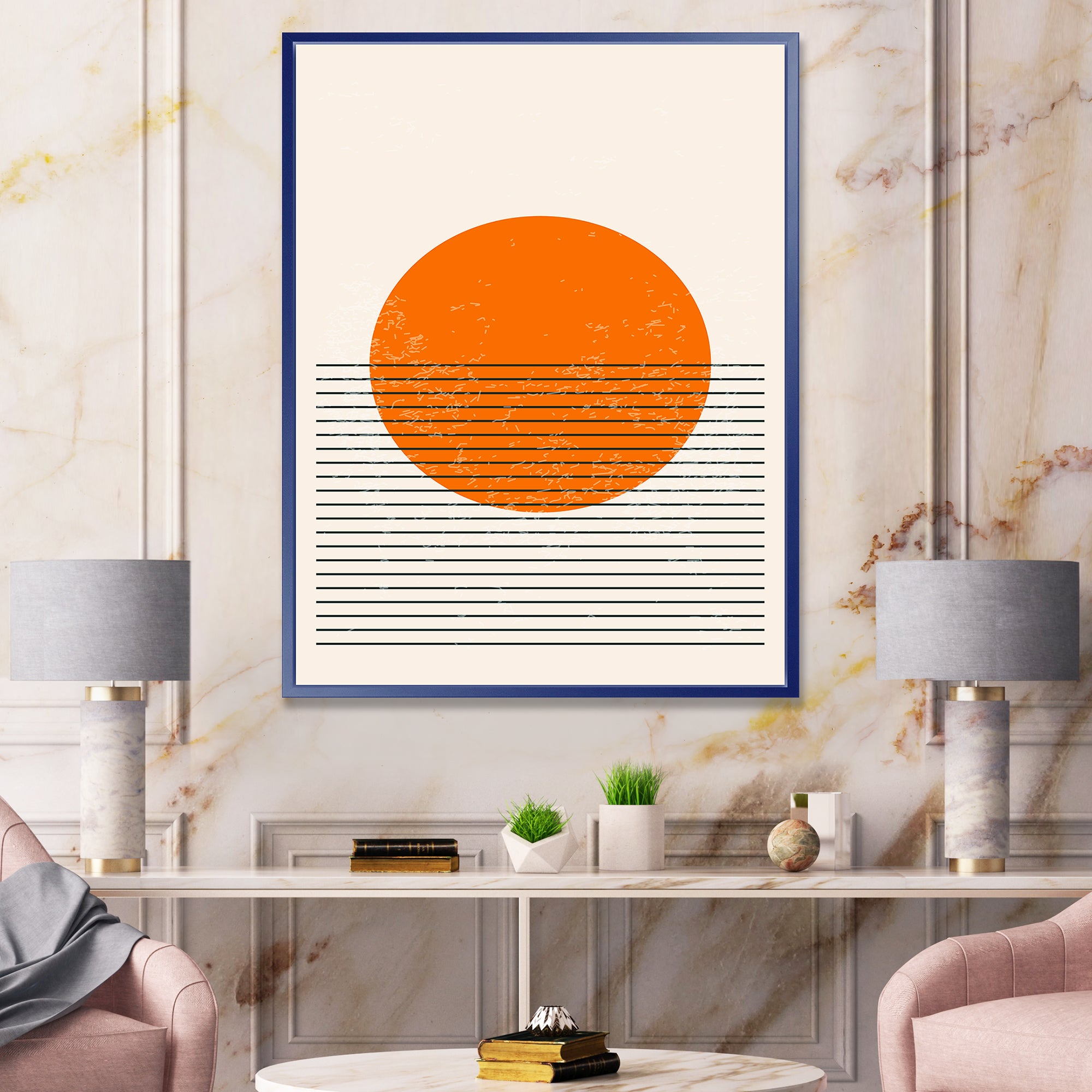 Minimal Geometric Compostions Of Elementary Forms XIII Wall Art