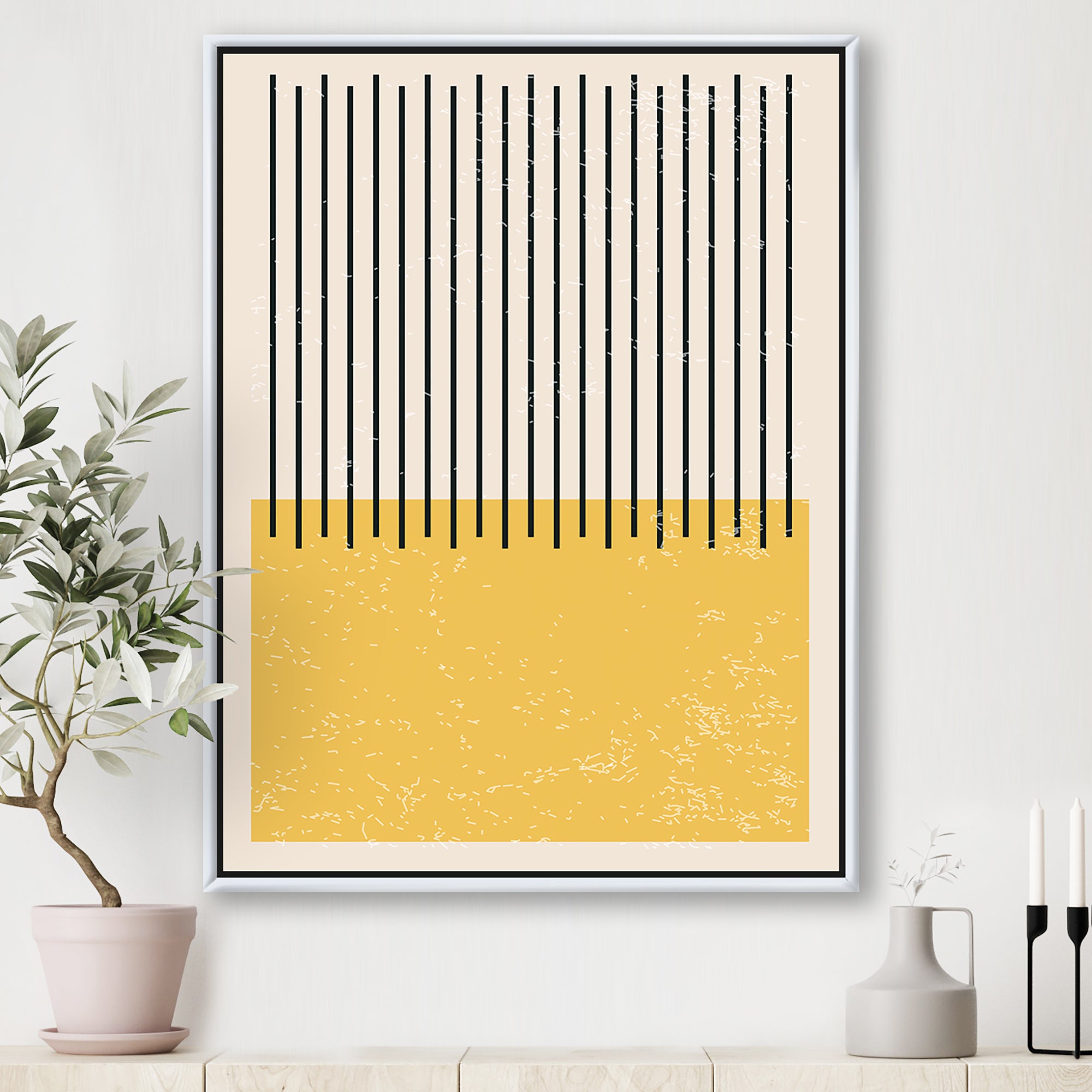 Minimal Geometric Compostions Of Elementary Forms XIV Wall Art