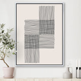 Minimal Geometric Compostions Of Elementary Forms XIX Wall Art