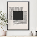 Minimal Geometric Lines And Squares VI Wall Art