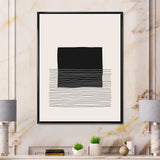 Minimal Geometric Lines And Squares VIII Wall Art
