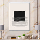Minimal Geometric Lines And Squares VIII Wall Art