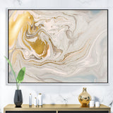 Pastel and Gold Glitter Marble Wall Art
