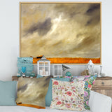Desert Farmhouse Under Cloudy Sky in Washington I