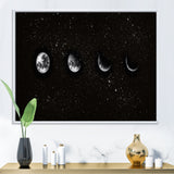 Moon Phases In The Night Sky