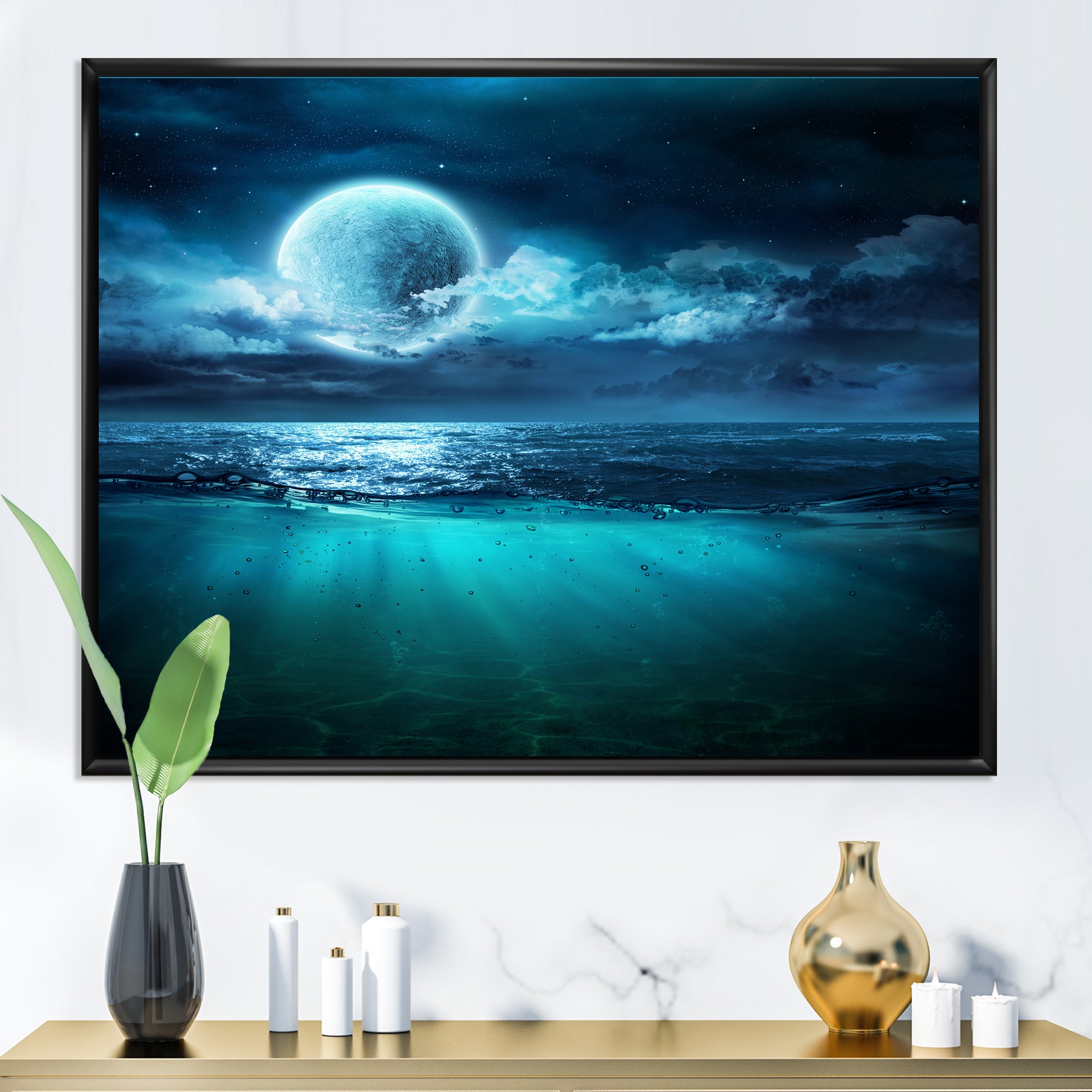 Romantic Moon Over Deep Blue Sea II