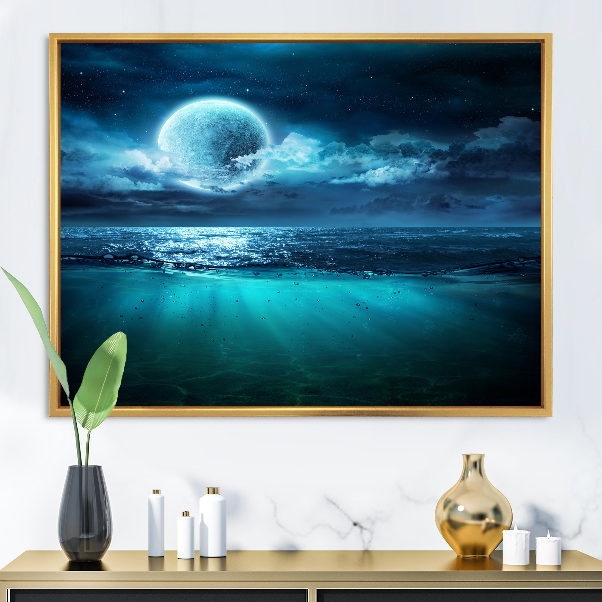 Romantic Moon Over Deep Blue Sea II
