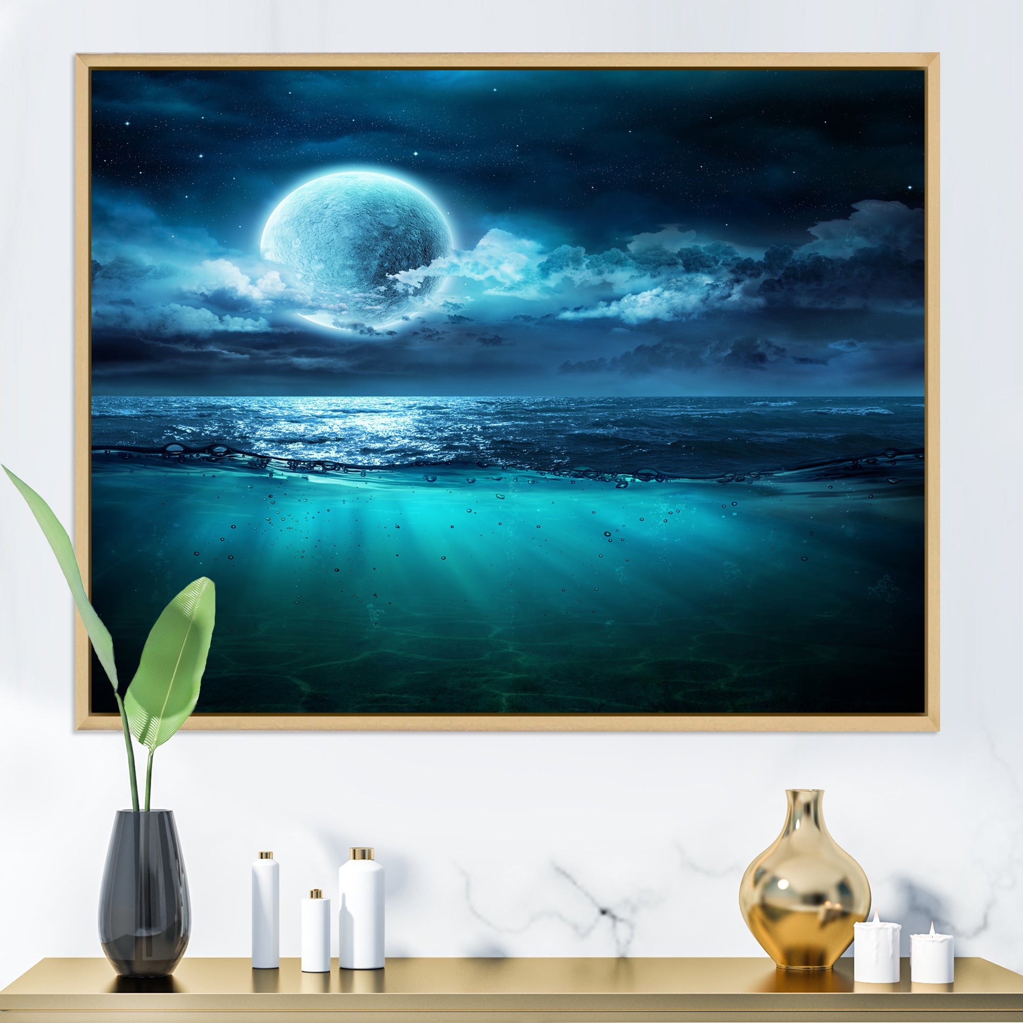 Romantic Moon Over Deep Blue Sea II