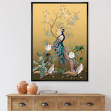 Chinoiserie With Birds and Peonies VI