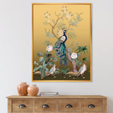 Chinoiserie With Birds and Peonies VI