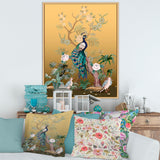 Chinoiserie With Birds and Peonies VI