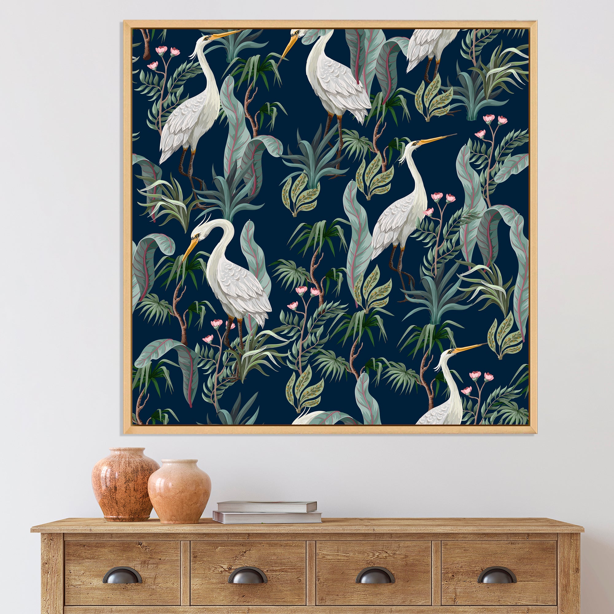 Chinoiserie With Birds and Peonies VII