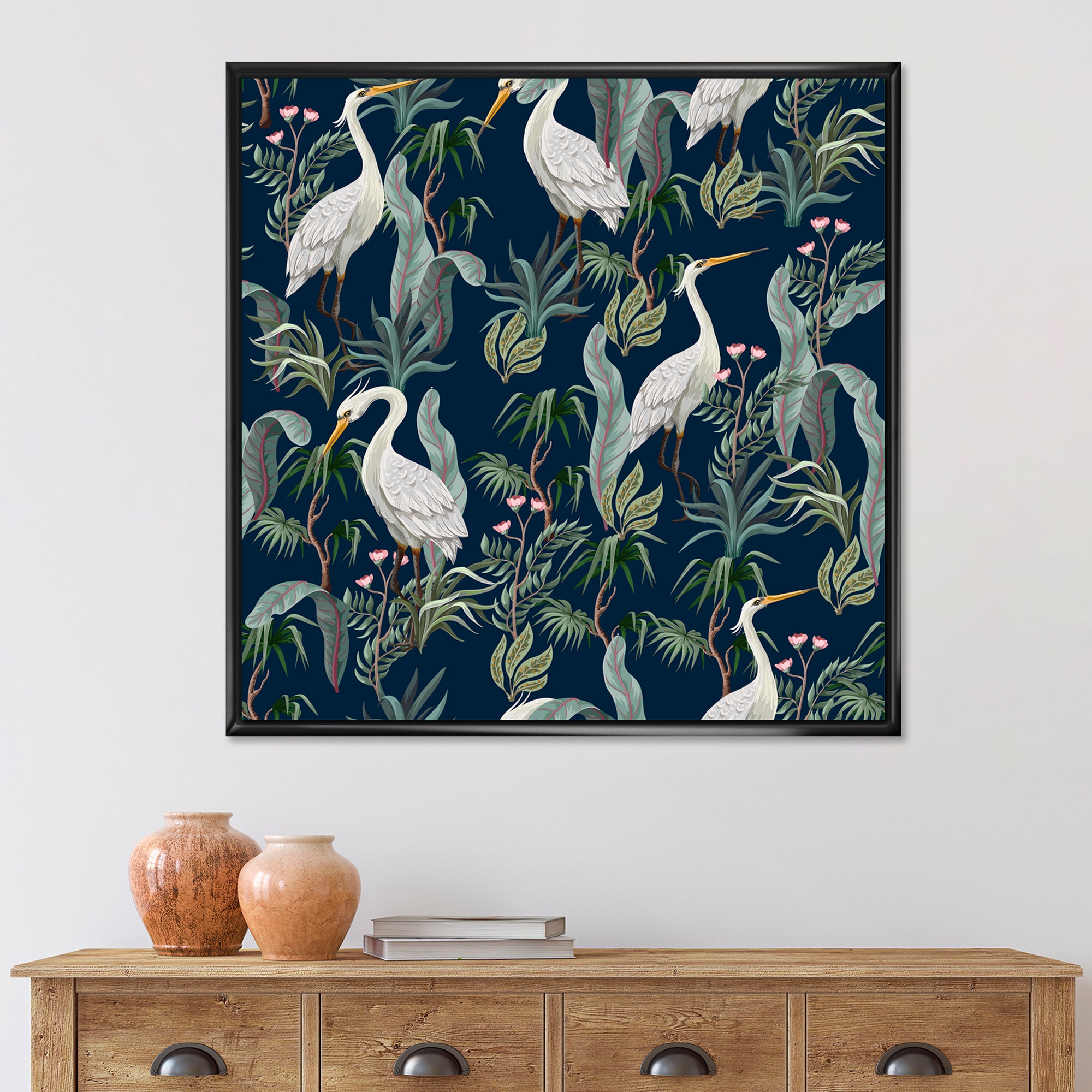 Chinoiserie With Birds and Peonies VII