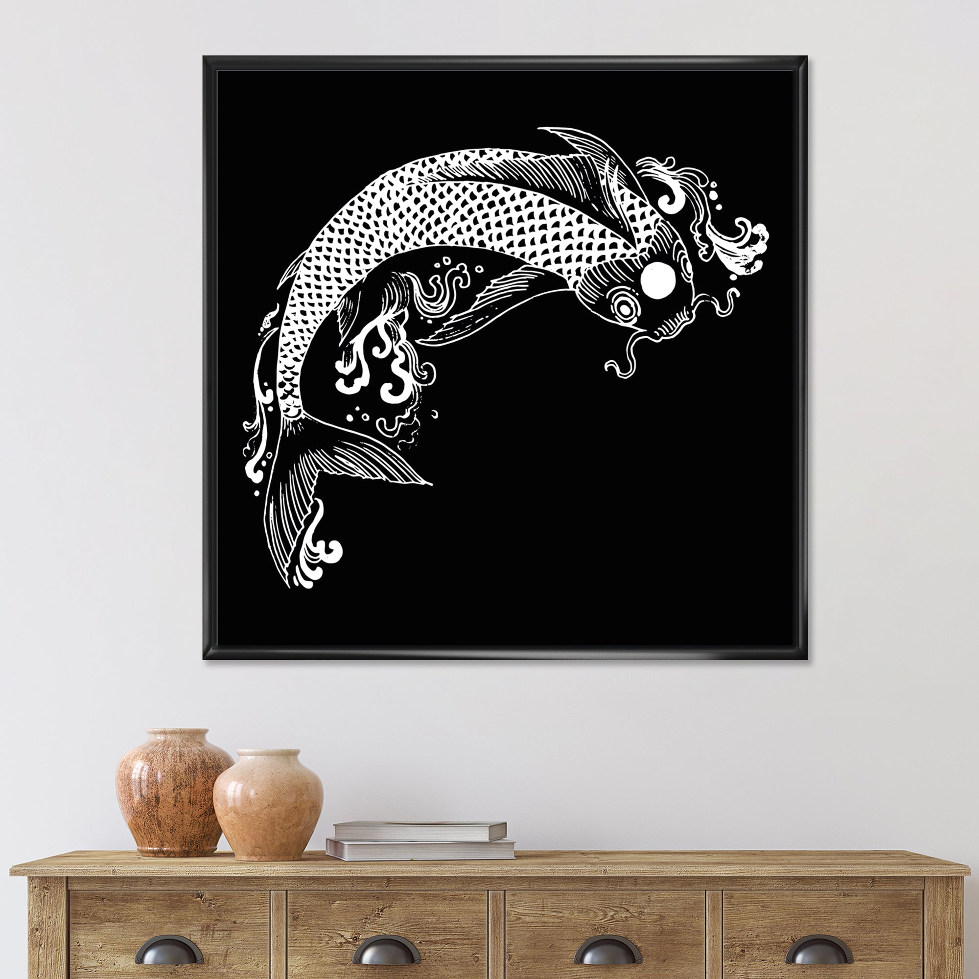 Chinoiserie Koi Fish I