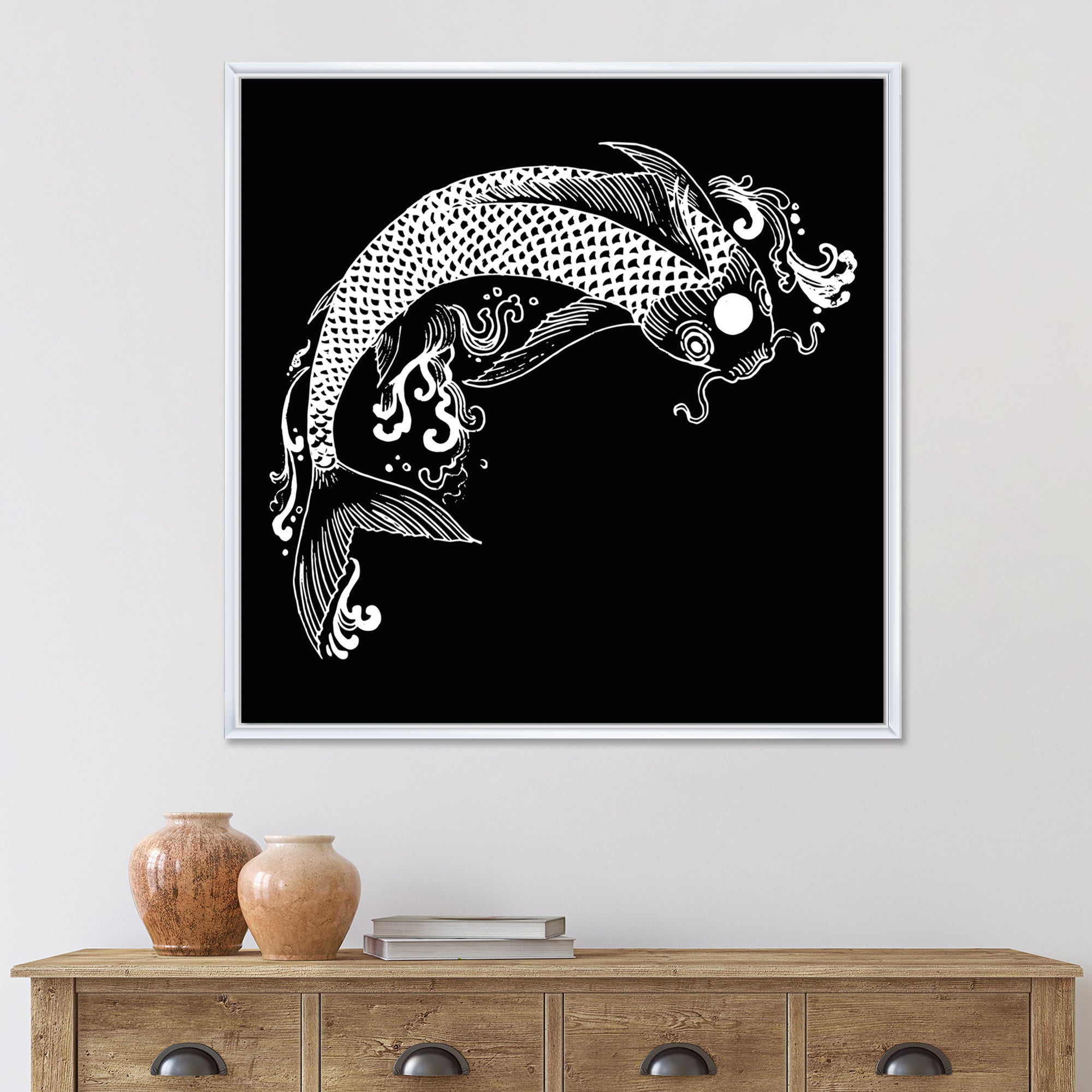 Chinoiserie Koi Fish I