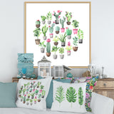 Cacti In Ceramic Pots In Gentle Tones II