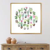 Cacti In Ceramic Pots In Gentle Tones II