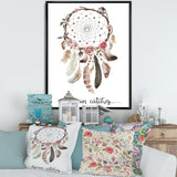 Dream Catcher With Ethnic Feathers