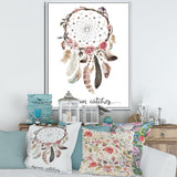 Dream Catcher With Ethnic Feathers