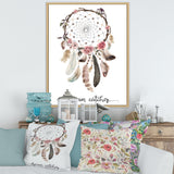 Dream Catcher With Ethnic Feathers