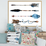 Ethnic Feathers and Flowers On Native Arrows IV