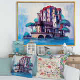 Skypscrapers By The Bridge In Ancient City