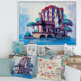 Skypscrapers By The Bridge In Ancient City