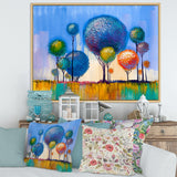 Colourful Trees Impressionist Landscape I