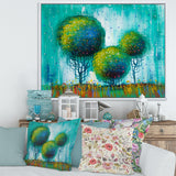 Colourful Trees Impressionist Landscape II