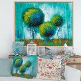 Colourful Trees Impressionist Landscape II