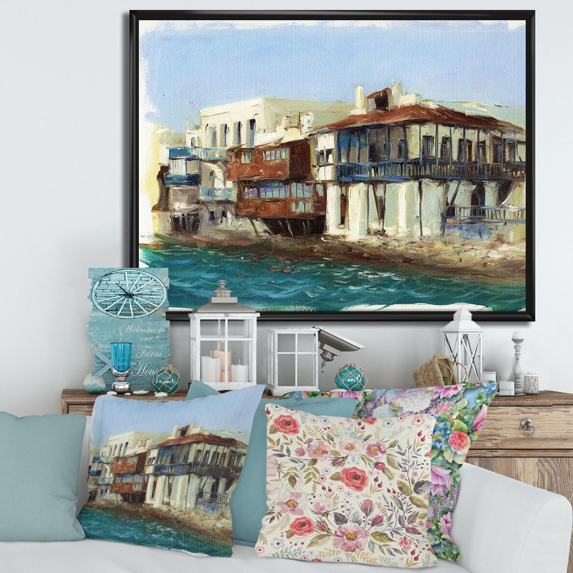 Old Houses On The Island of Mykonos Greece